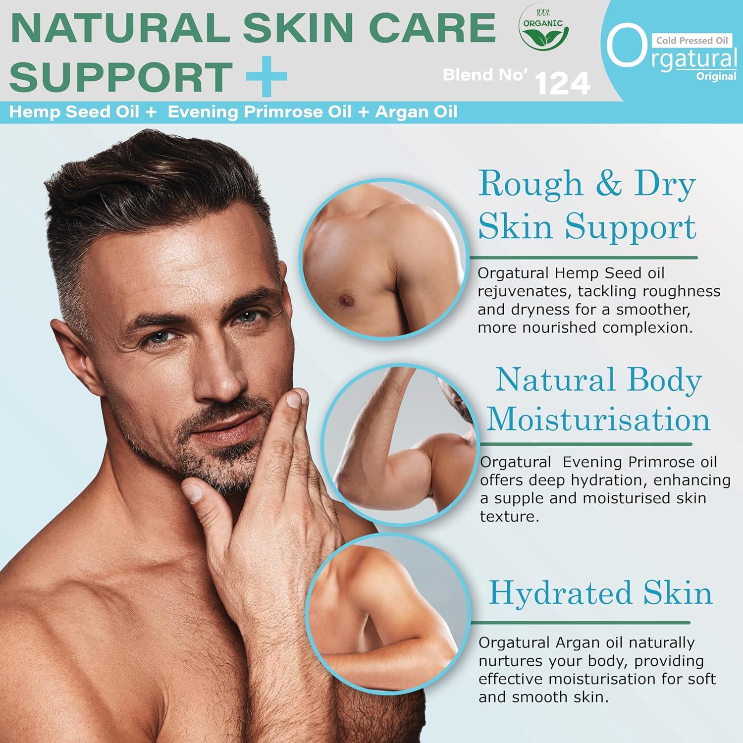 Aceite Facial y de Piel Orgatural 30ml - 100% Orgánico, Vegano