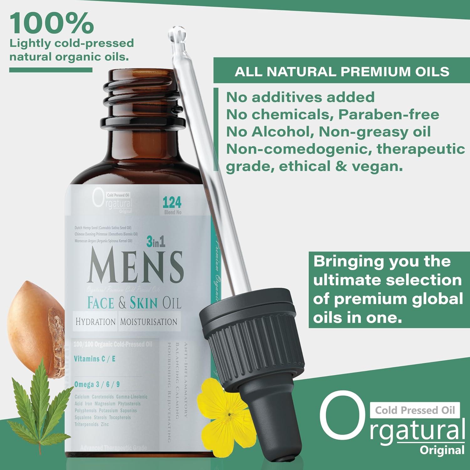 Aceite Facial y de Piel Orgatural 30ml - 100% Orgánico, Vegano