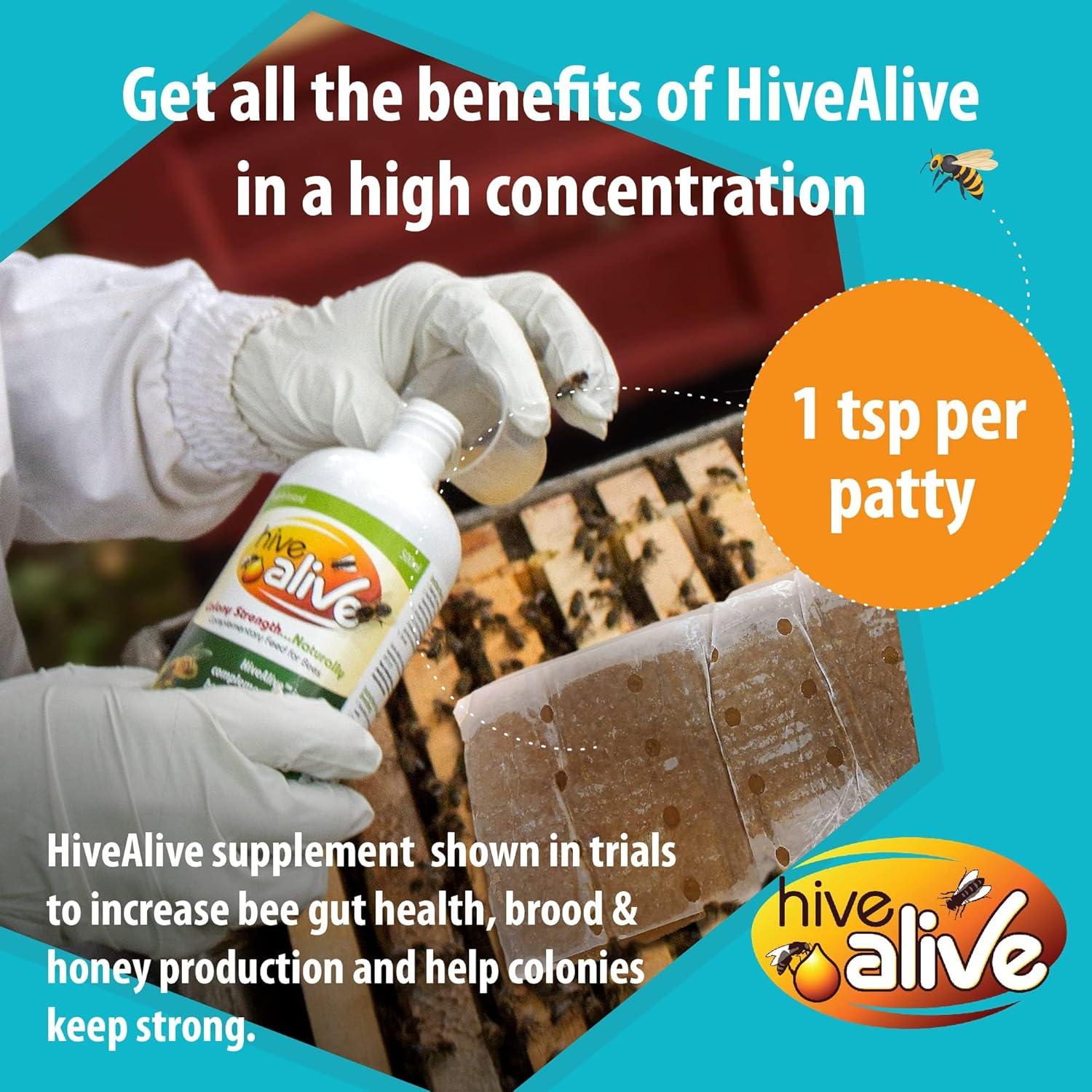 Pastillas de Polen Hive Alive 0.91kg - Alimento para Abejas