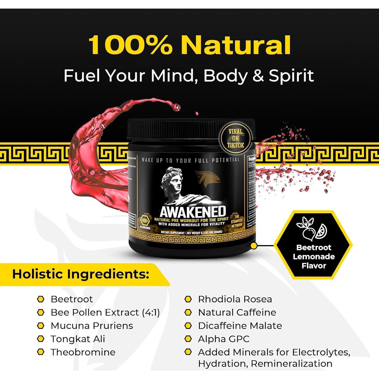 Polvo Pre Entrenamiento Natural Spartan Bee Bread 40SV