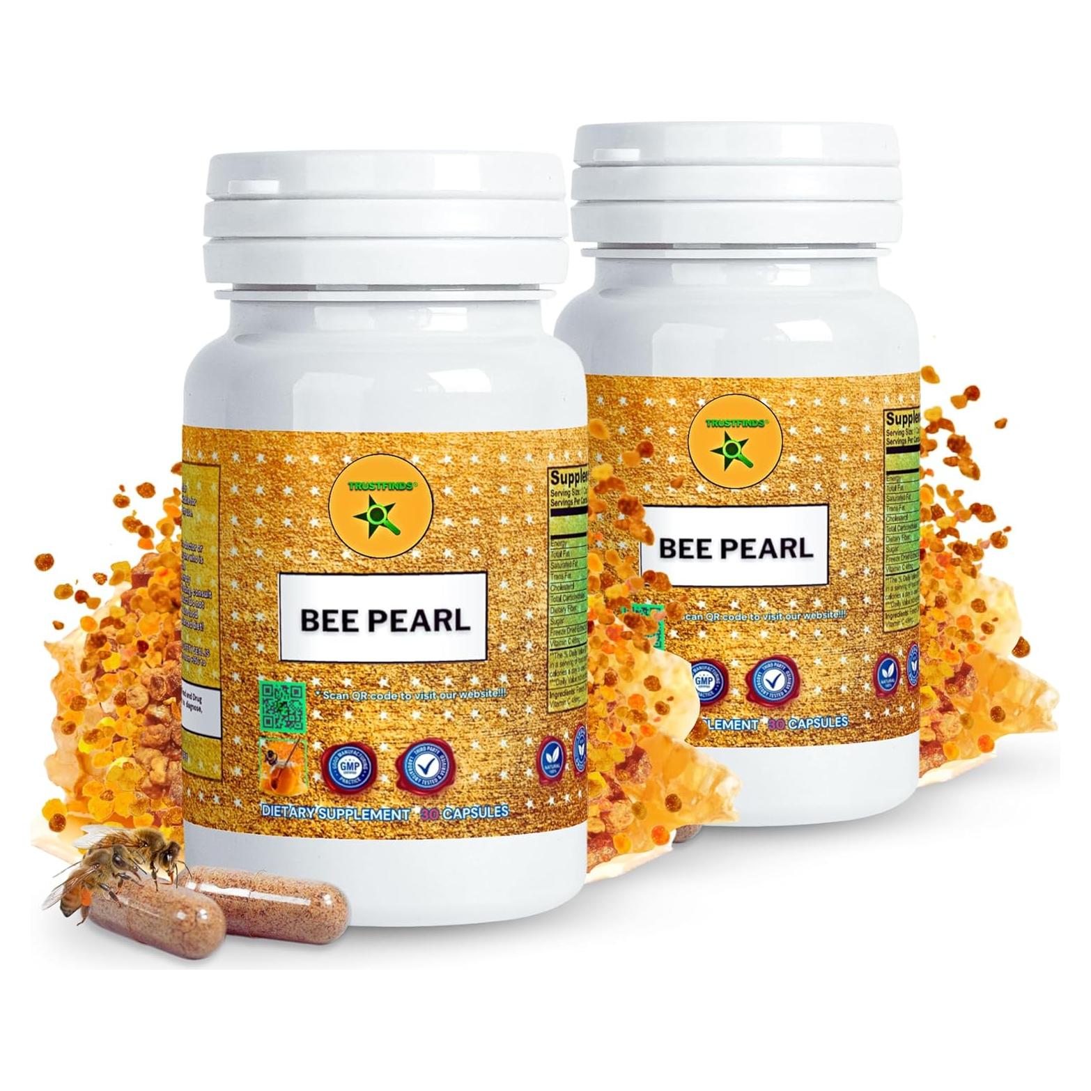 Suplemento de Polen de Abeja Orgánico Trustfinds 2 Cápsulas