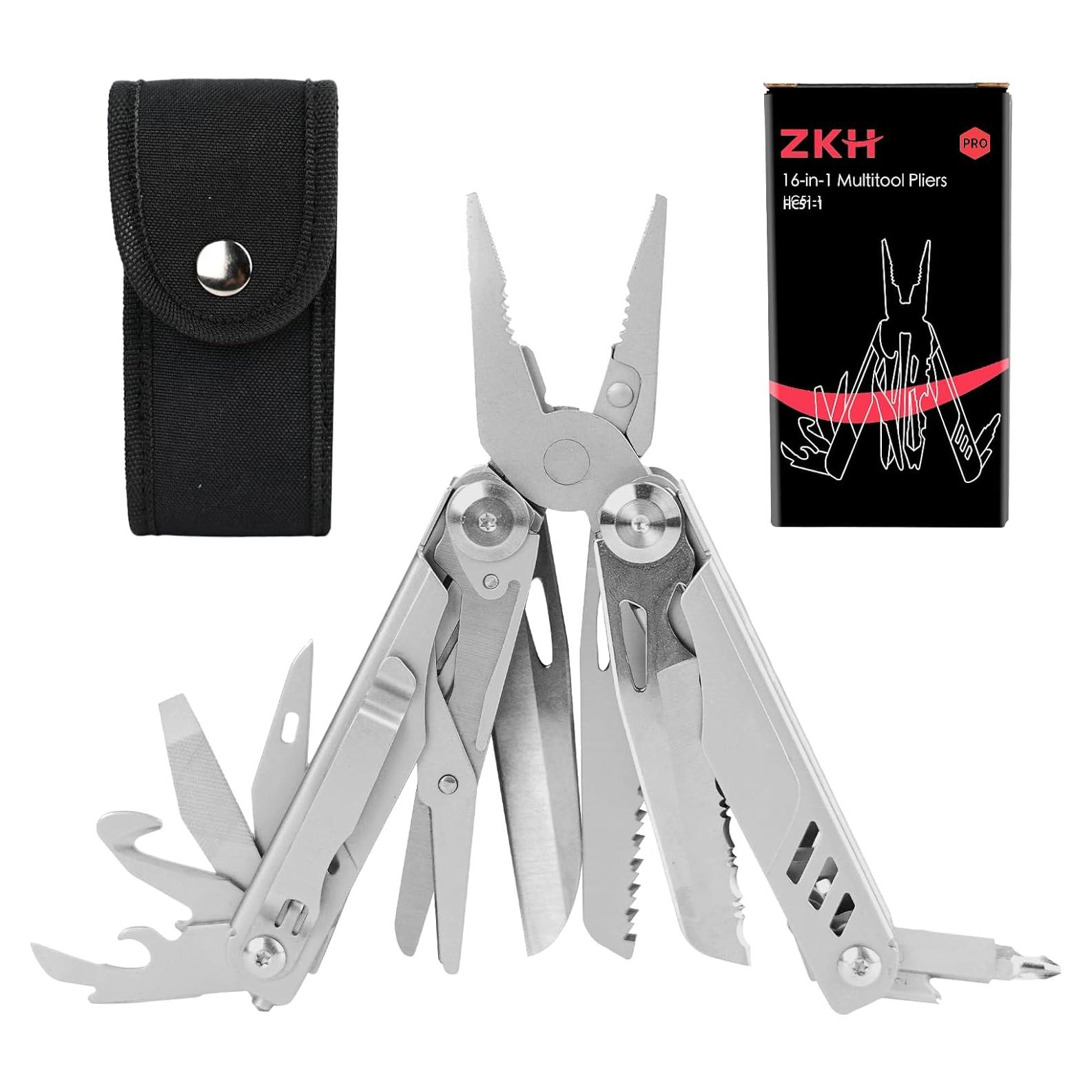 ZKH Multi-Herramienta 16 en 1 Acero Inoxidable EDC