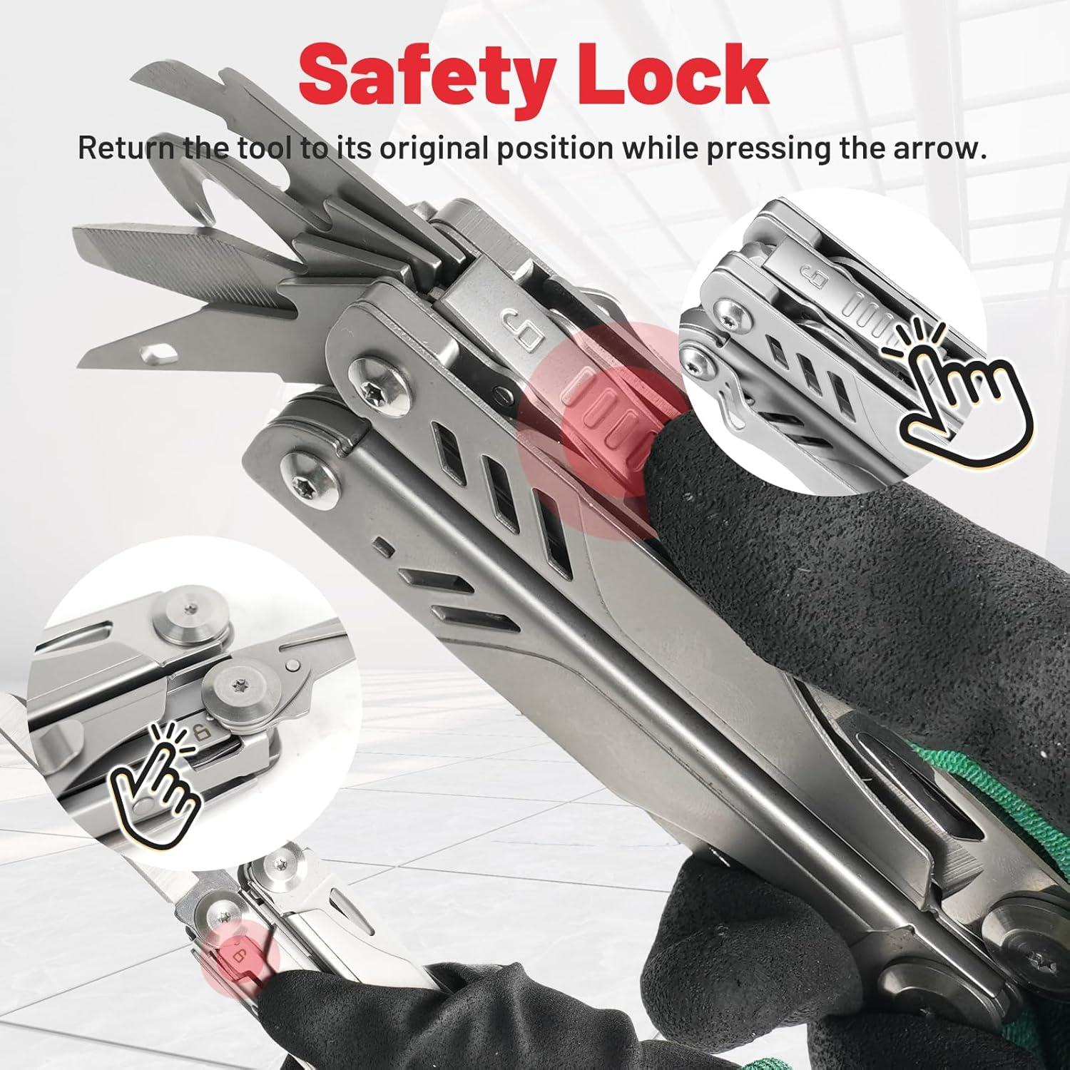 ZKH Multi-Herramienta 16 en 1 Acero Inoxidable EDC