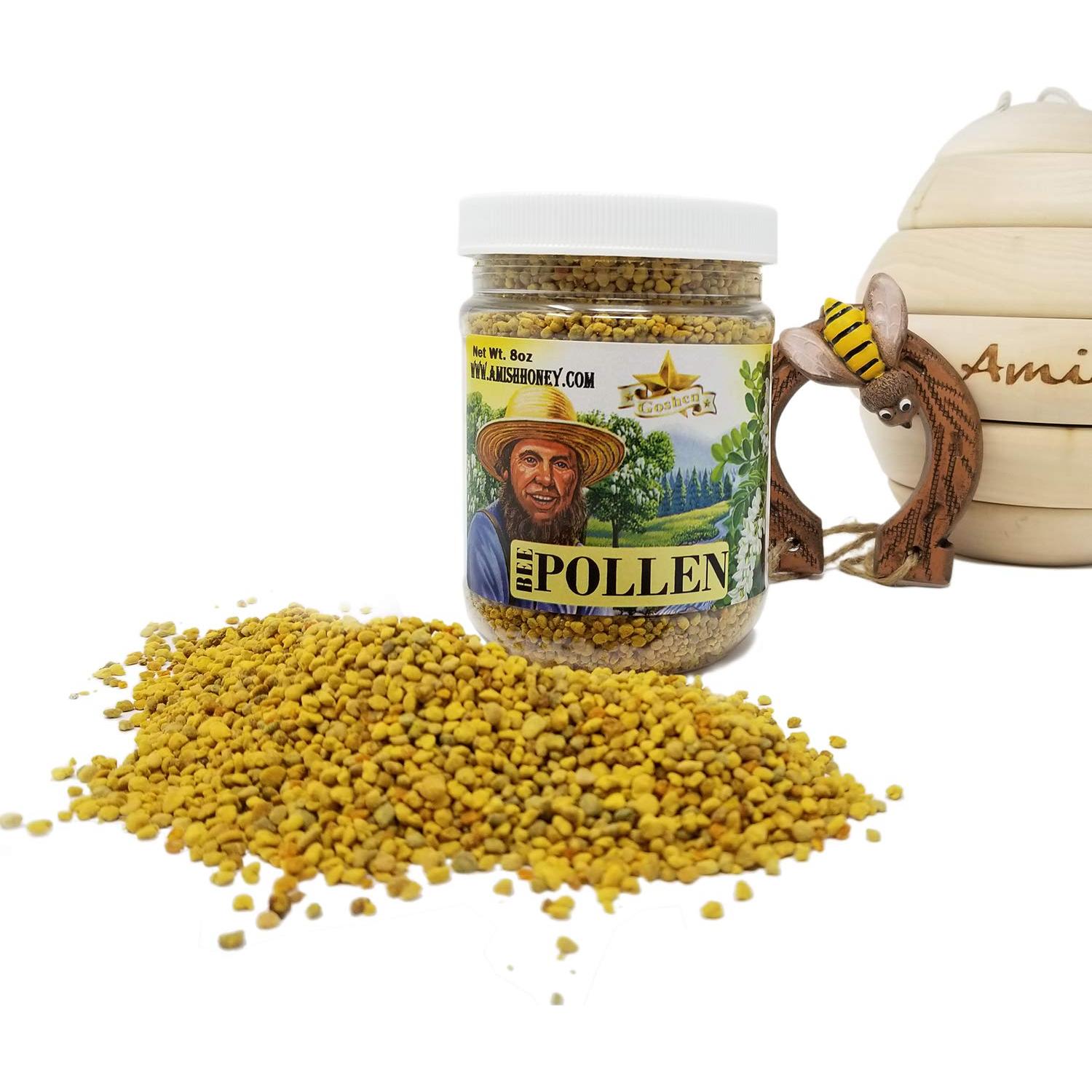 Gránulos de Polen de Abeja Crudo Goshen 226.8g - 100% Puro