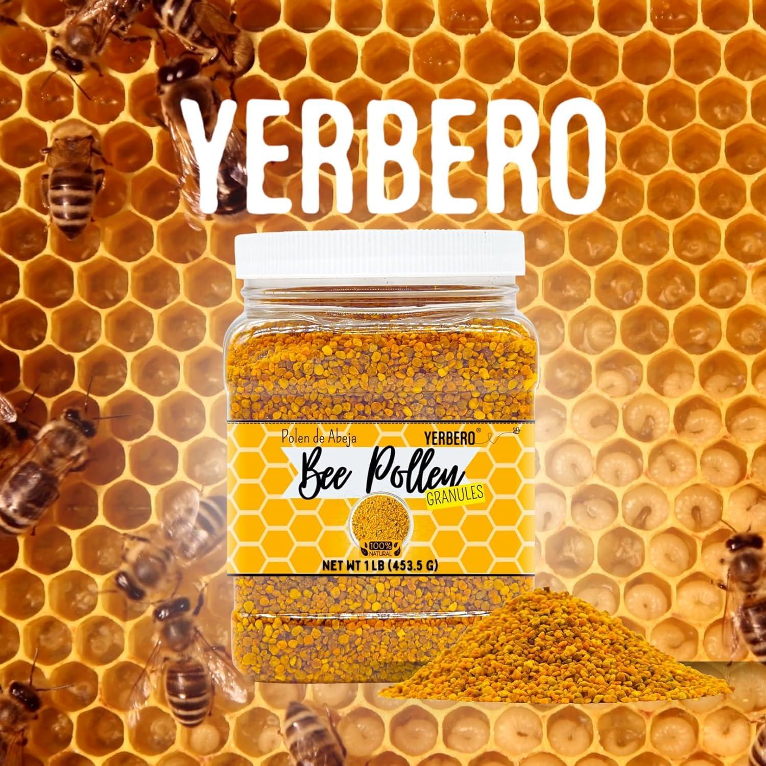 Gránulos de Polen de Abeja Natural Yerbero 198 g 100% Puro