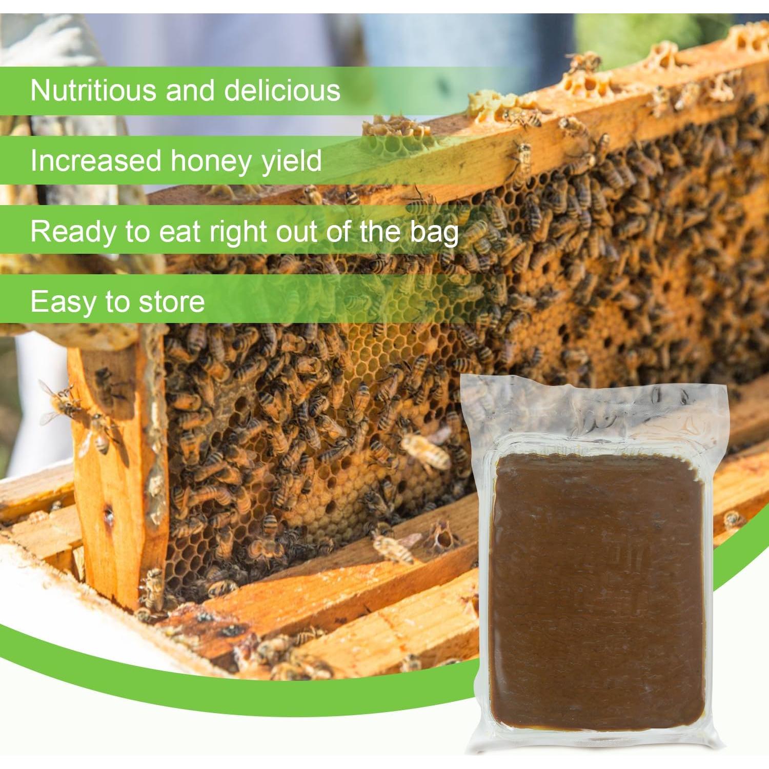 Pastillas de Polen Natural Witbee 10 Lbs (4.54 kg) Suplemento Apicultura