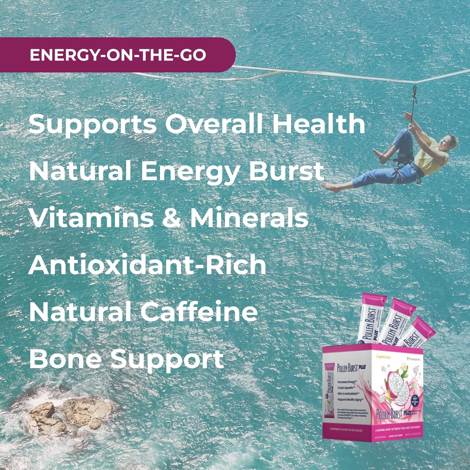 Suplemento Energético Youngevity ProJoba Pollen Burst 30 Paquetes