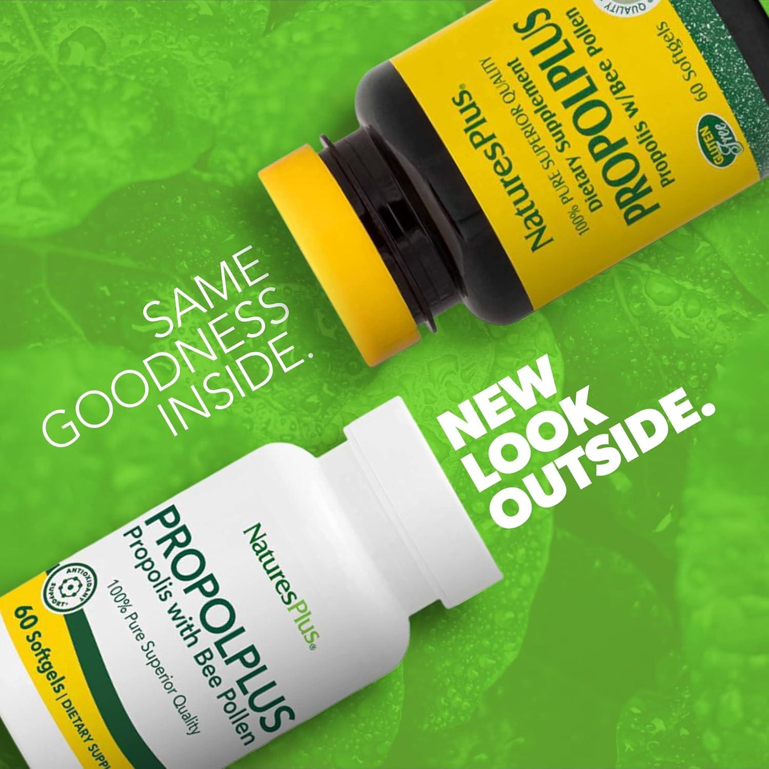 Suplemento de Propóleo NaturesPlus 180 mg - 60 Gelatinas Blandas