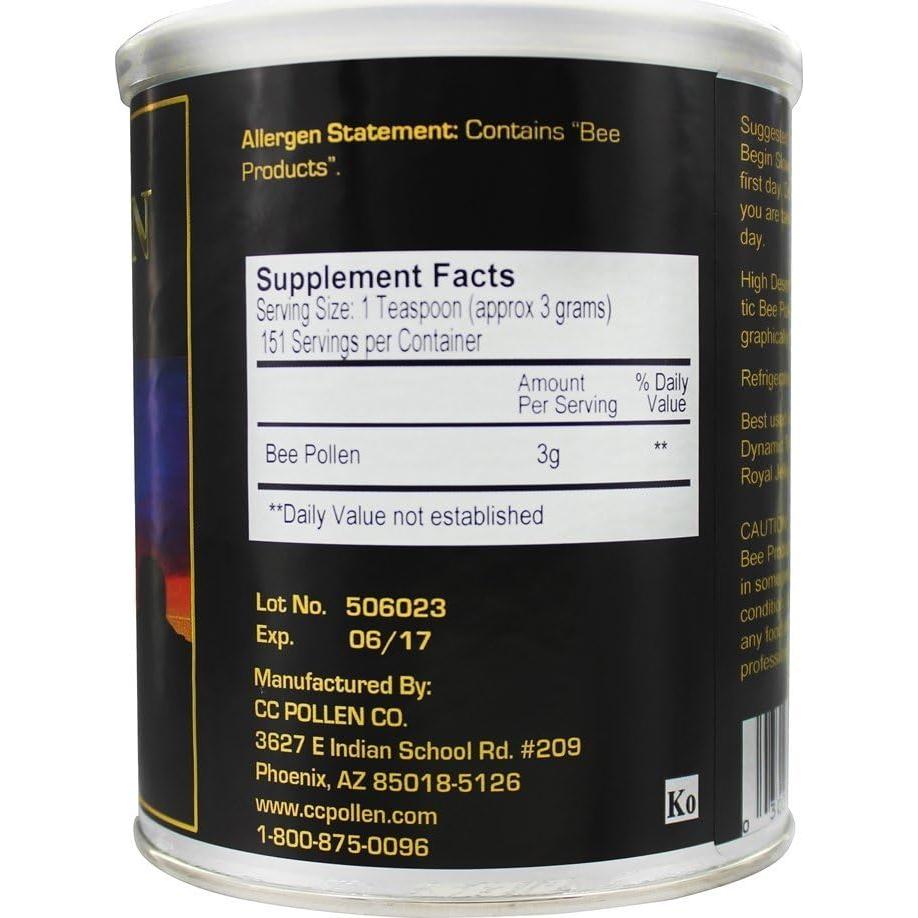 Gránulos de Polen de Abeja CC Pollen 0.45 kg - Natural USA