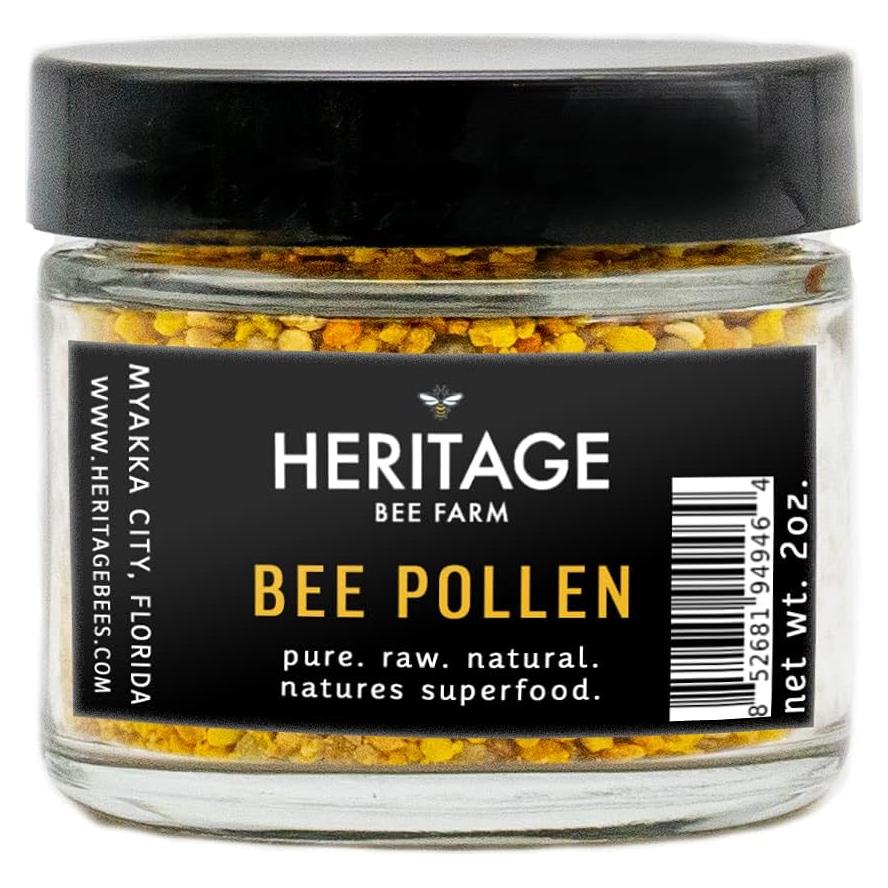 Polen de Abeja Crudo 100% Heritage Bee Farm 56.7g