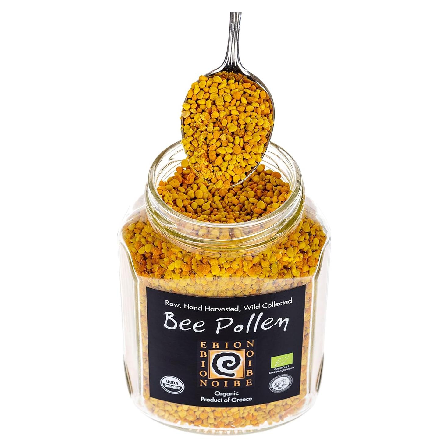 Polen de Abeja Crudo Orgánico Ebion 250g Superalimento Griego