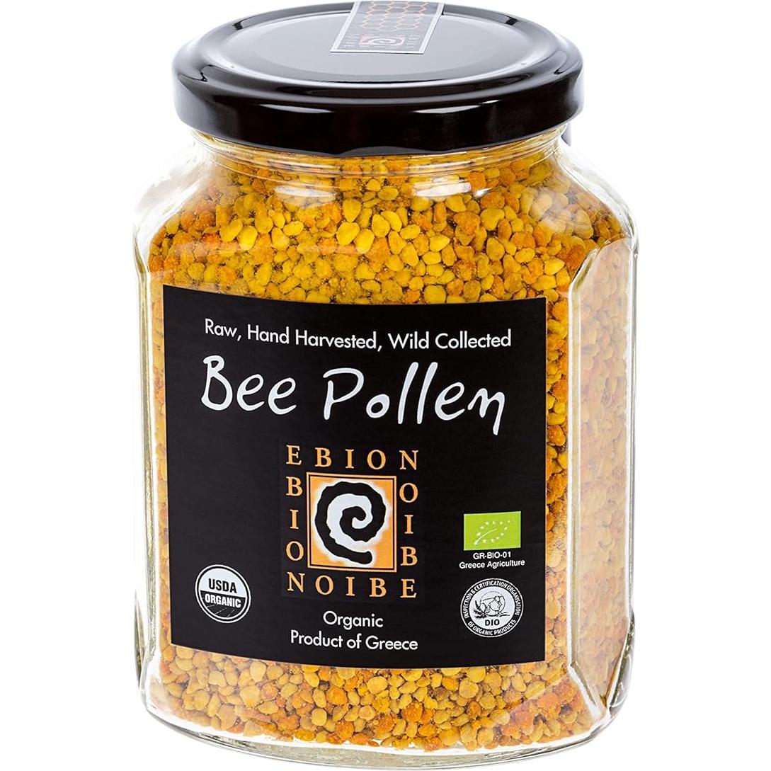 Polen de Abeja Crudo Orgánico Ebion 250g Superalimento Griego