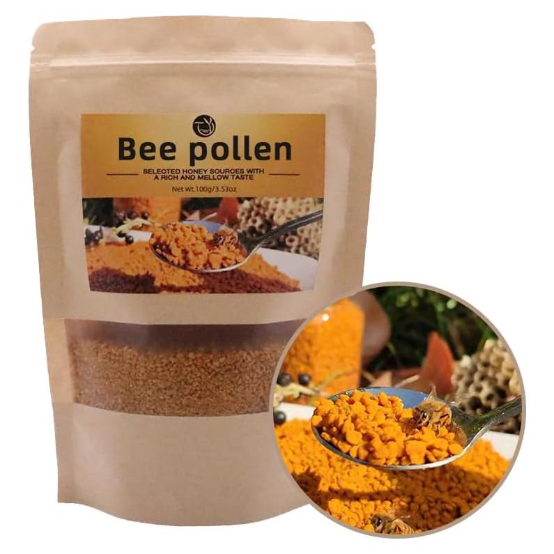 Gránulos de Polen de Abeja Crudo Yukviqou 100g - Suplemento Natural