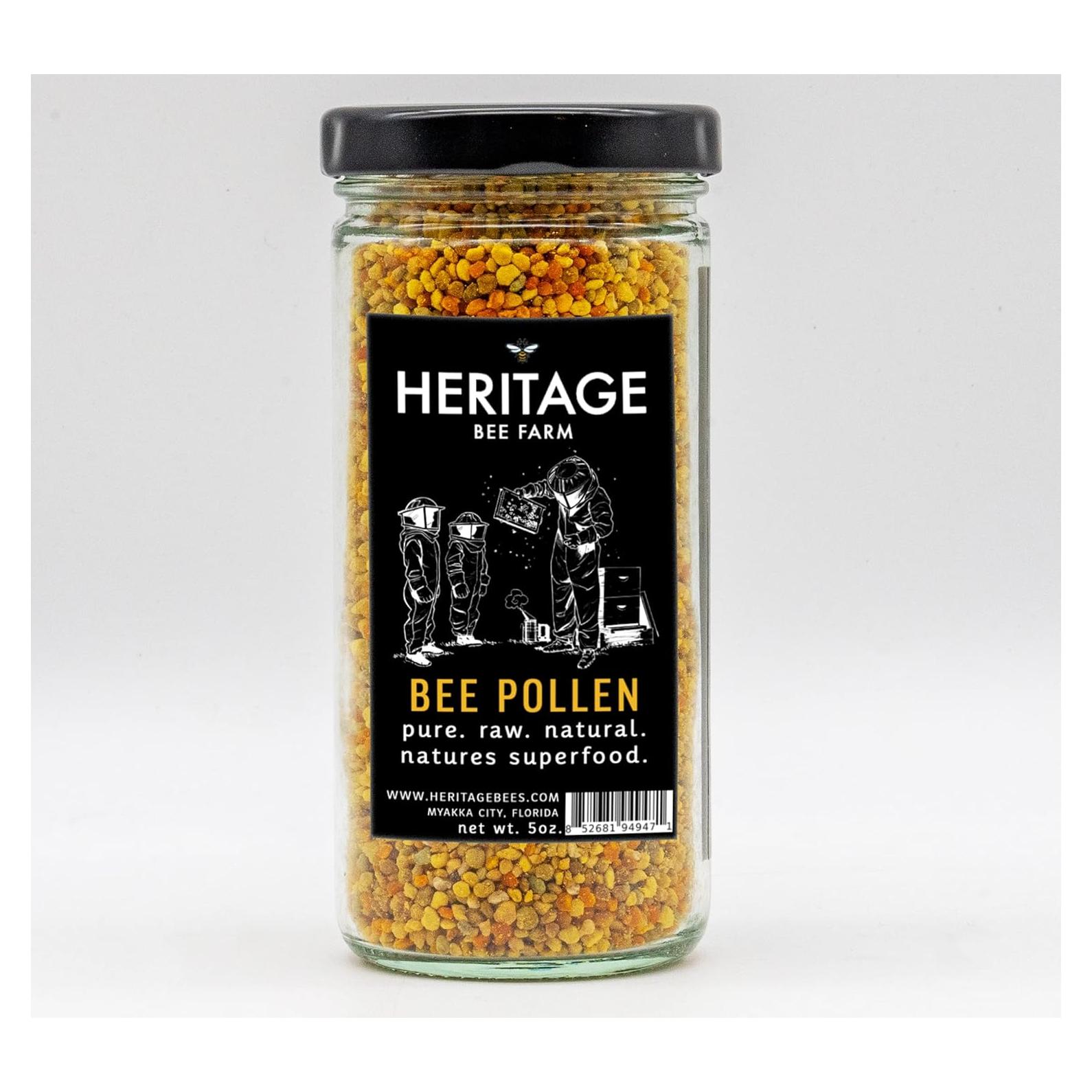 Polen de Abeja Crudo 100% Heritage Bee Farm 142 g