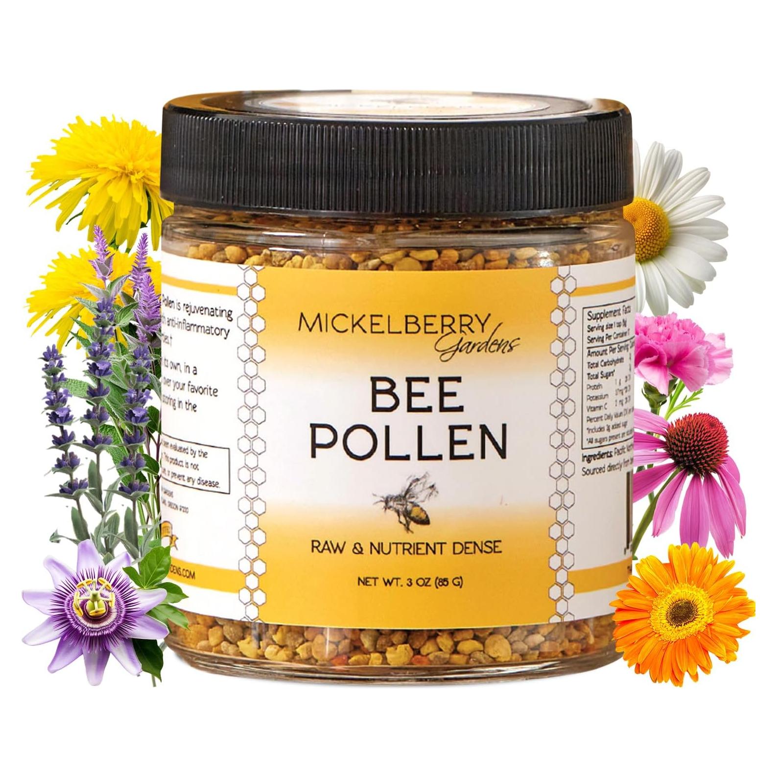 Gránulos de Polen de Abeja Mickelberry Gardens 85g - Superalimento Crudo