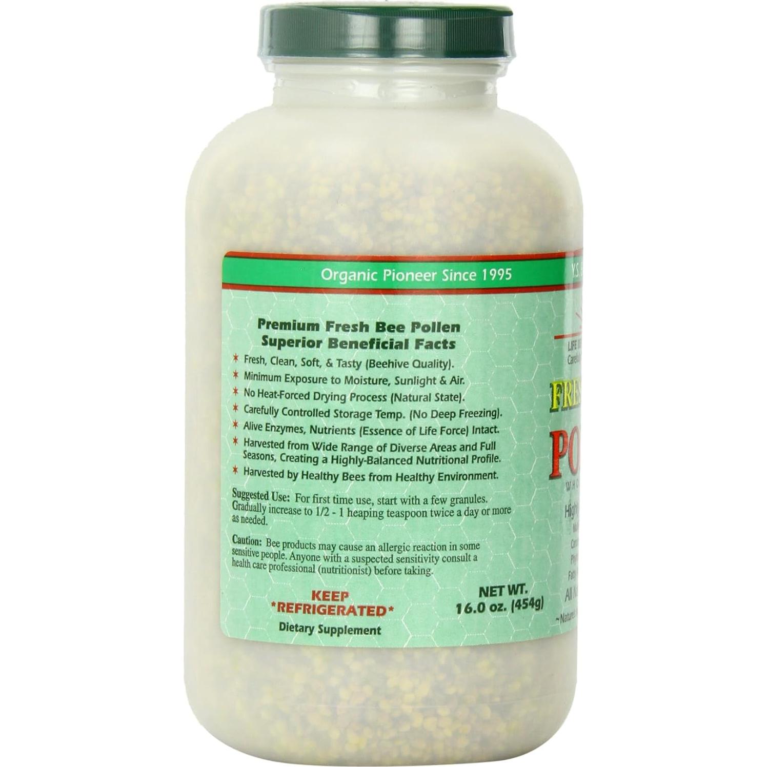 Polen de Abeja Fresco Gránulos Enteros Y.S. Organic 500g