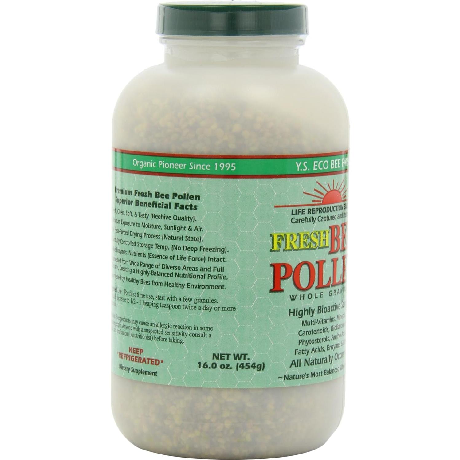 Polen de Abeja Fresco Gránulos Enteros Y.S. Organic 500g