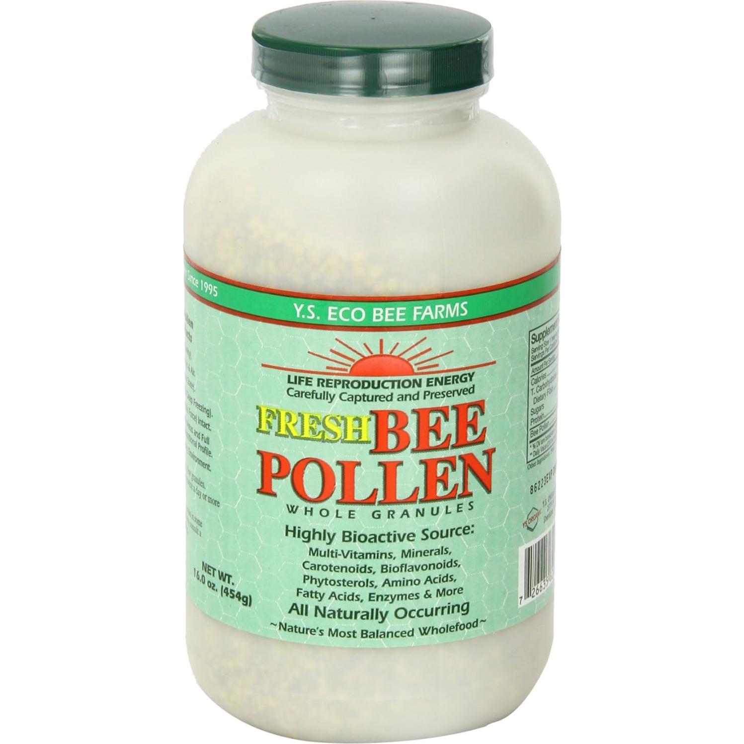 Polen de Abeja Fresco Gránulos Enteros Y.S. Organic 500g