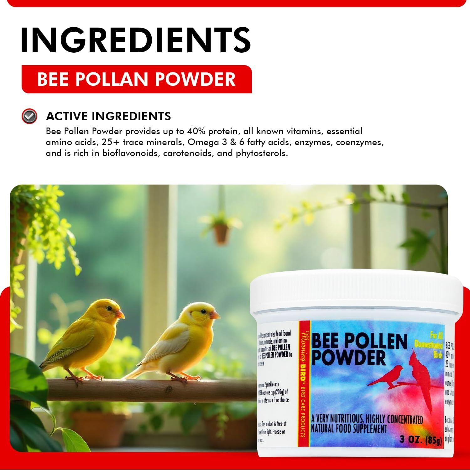 Polvo de Polen de Abeja Morning Bird 85g - Suplemento Nutricional