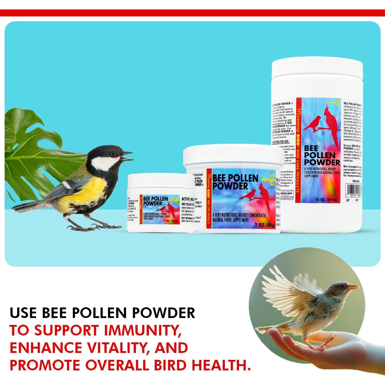 Polvo de Polen de Abeja Morning Bird 85g - Suplemento Nutricional