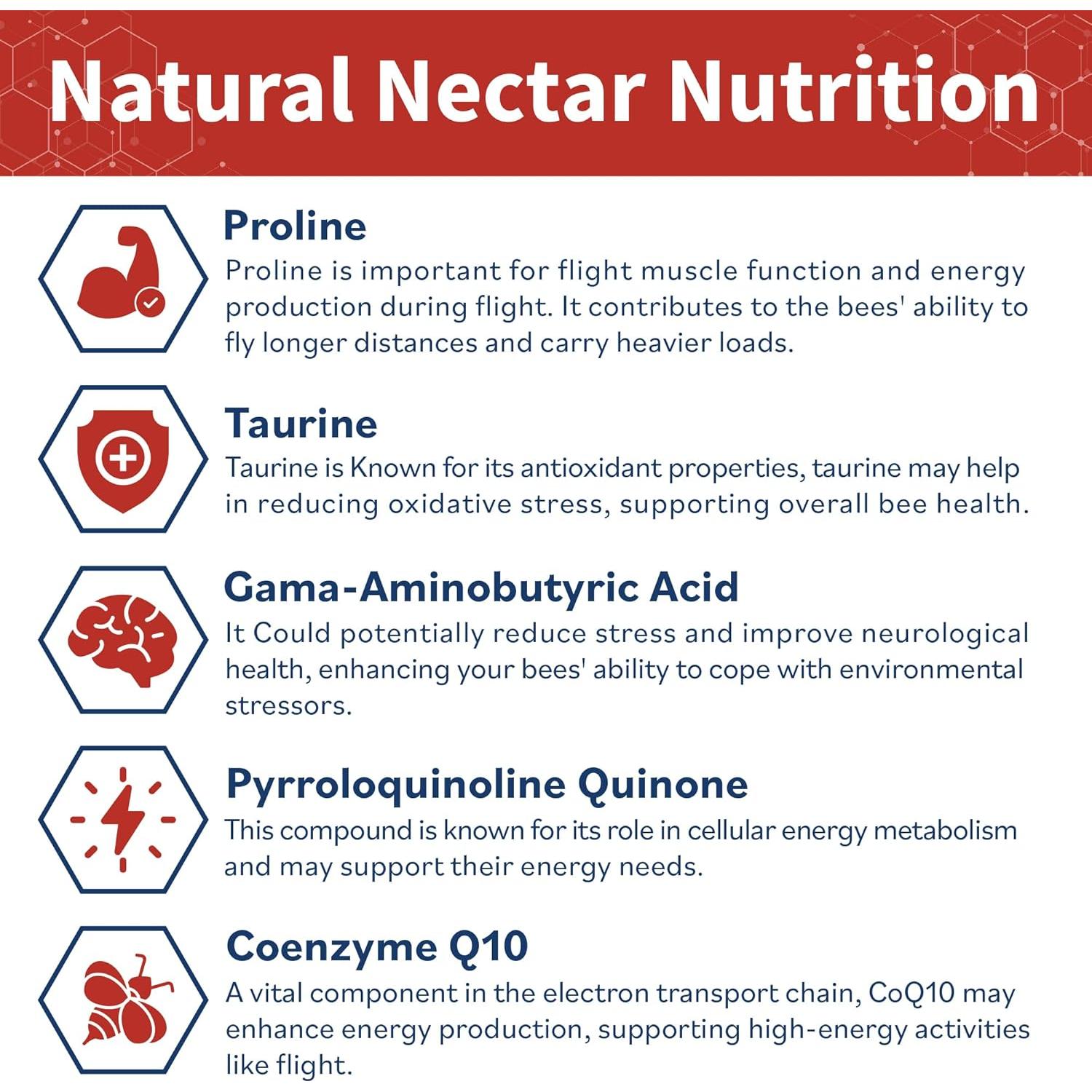 Suplemento Nutricional para Abejas SuperNectar 50g Probioticos