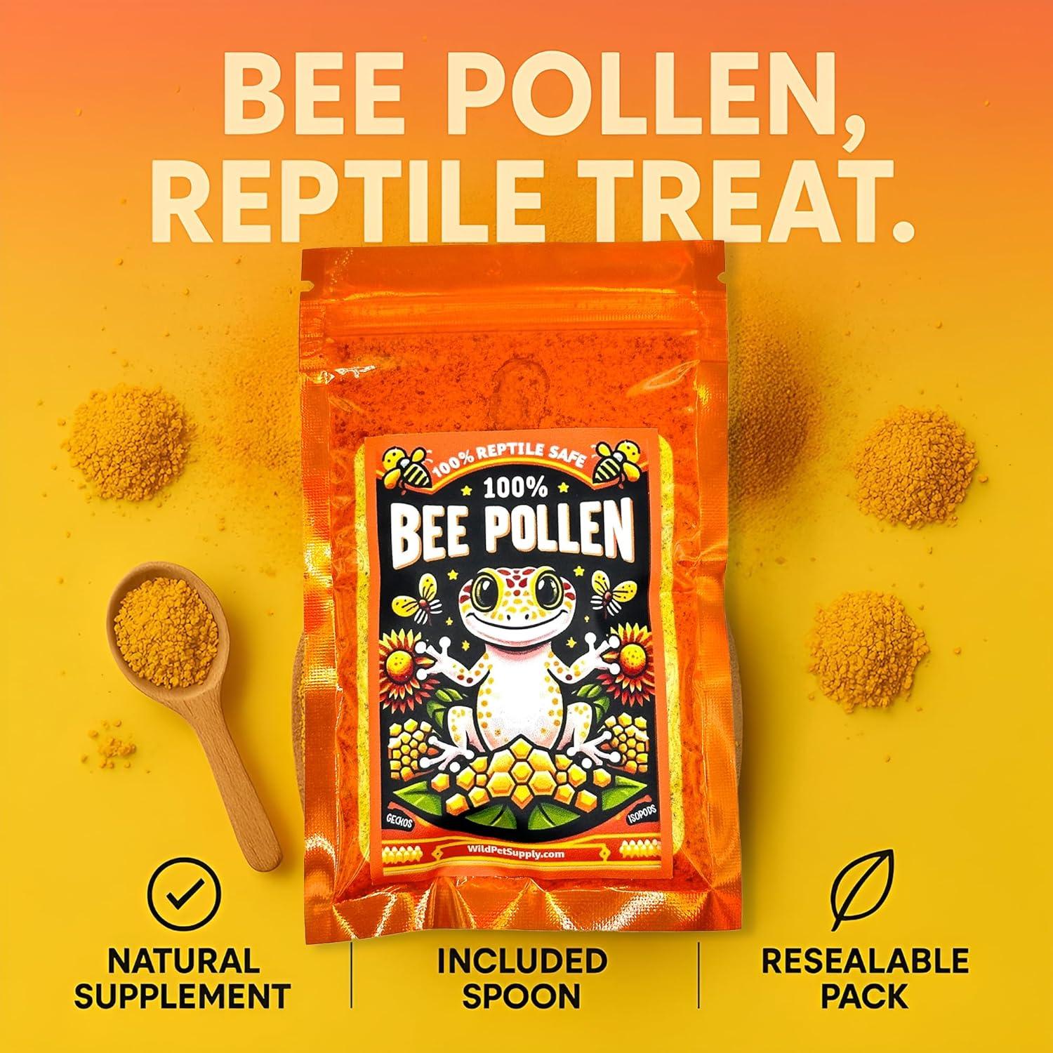 Polvo de Polen de Abeja 100% - Suplemento para Reptiles 27g