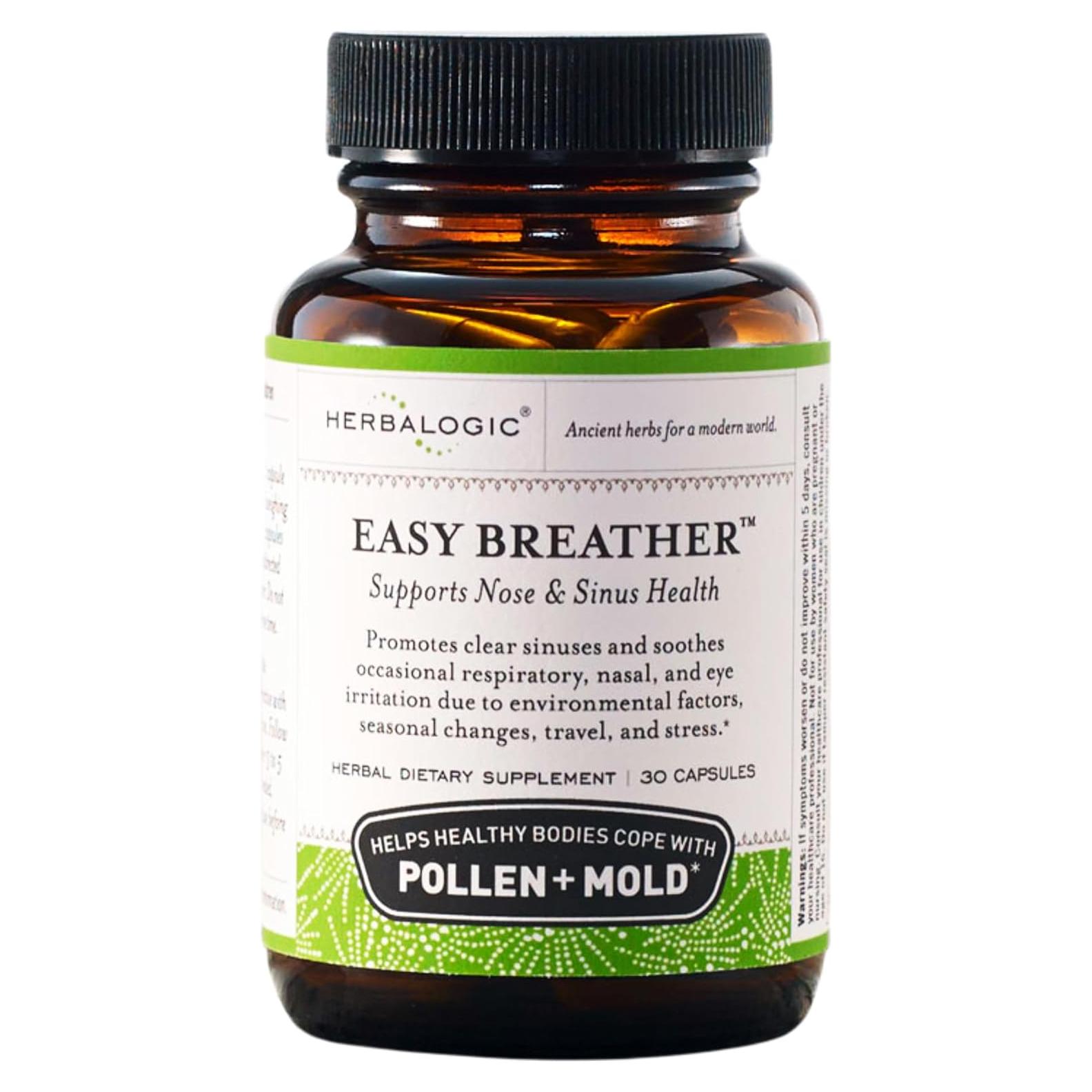 Cápsulas de Hierbas Easy Breather - 30 Unidades - Apoyo Respiratorio