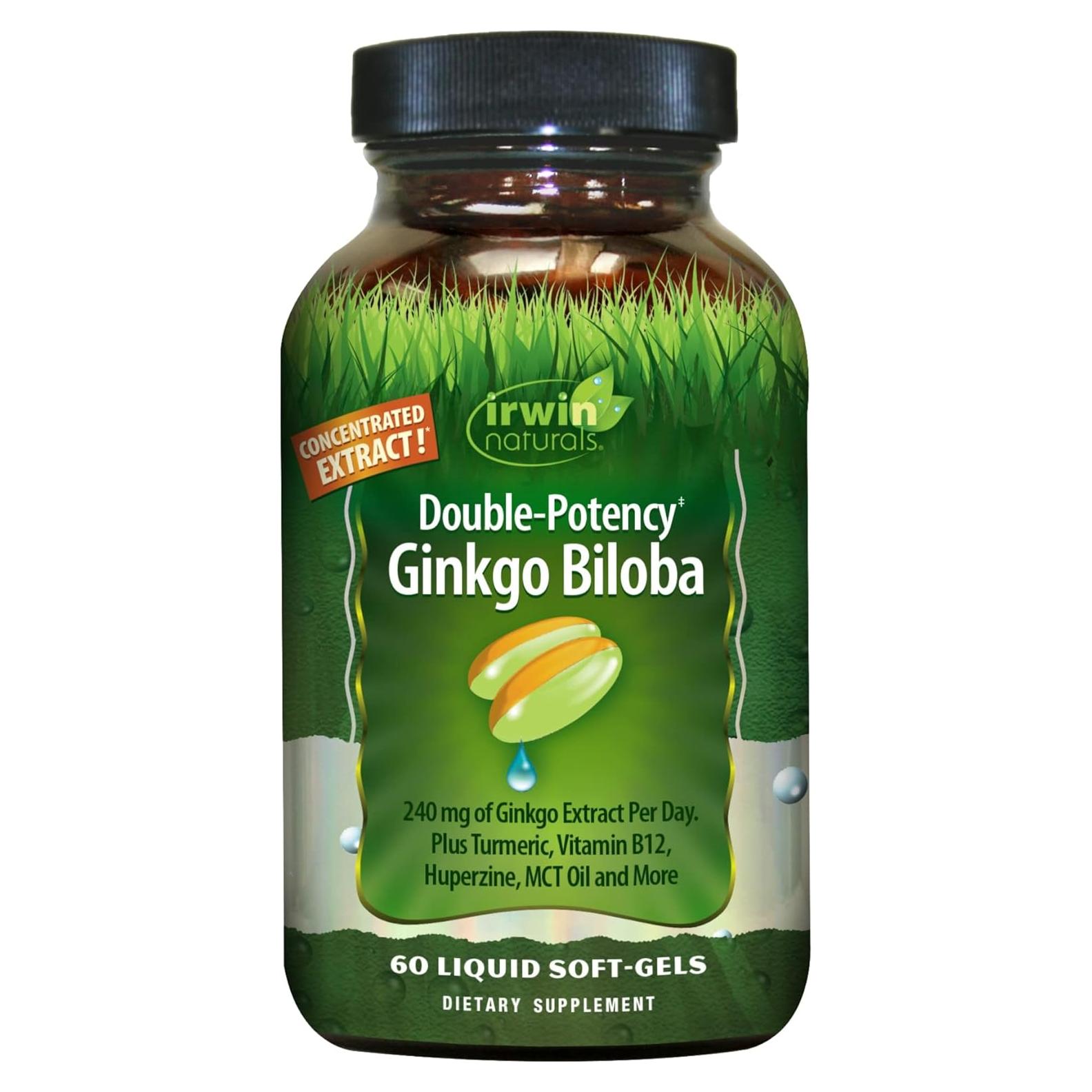 Suplemento Irwin Naturals Ginkgo Biloba 240mg 60 Gelatinas Blandas