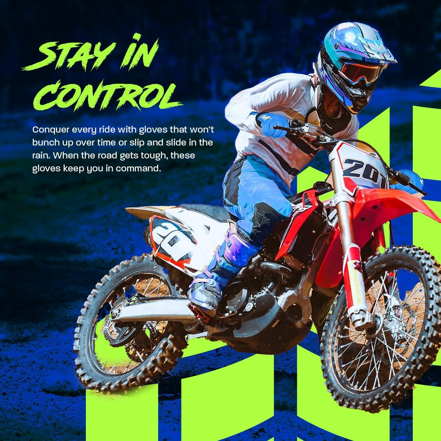 Guantes de Motocicleta HWK Flexo Tácticos para Hombres