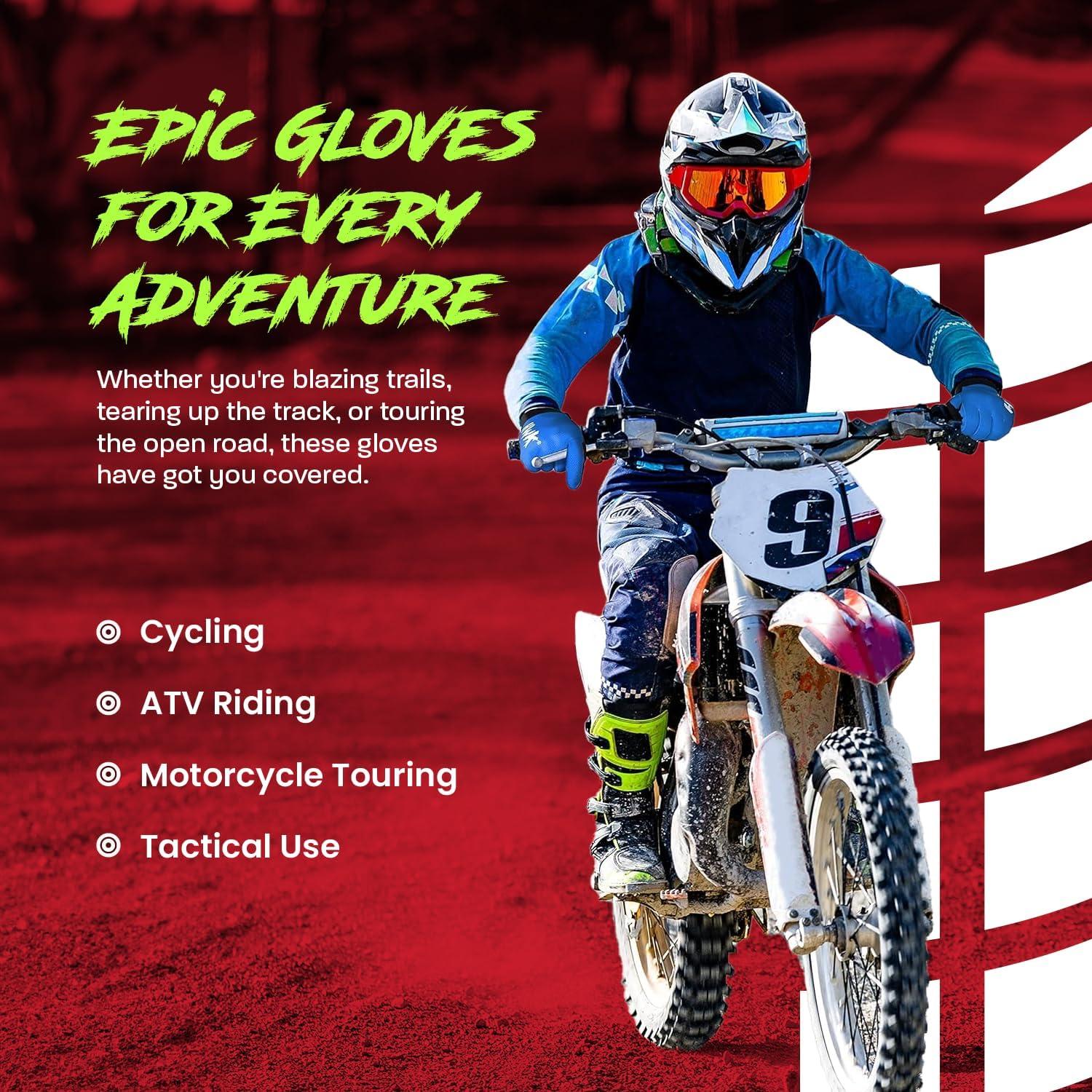 Guantes de Motocicleta HWK Flexo Tácticos para Hombres