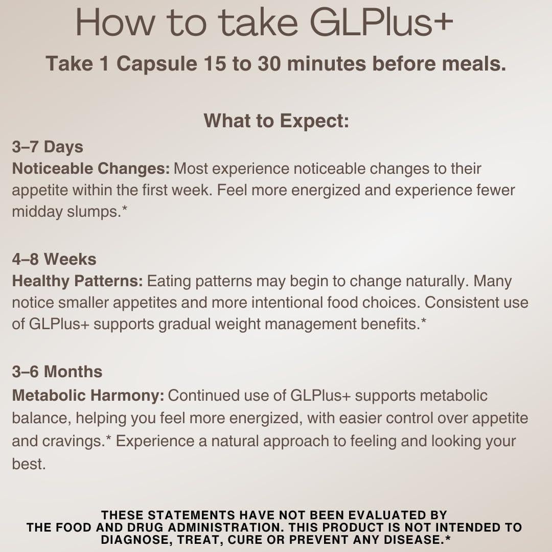 Suplemento GLP-1 Plus+Ultra 60 Cápsulas - Control de Apetito