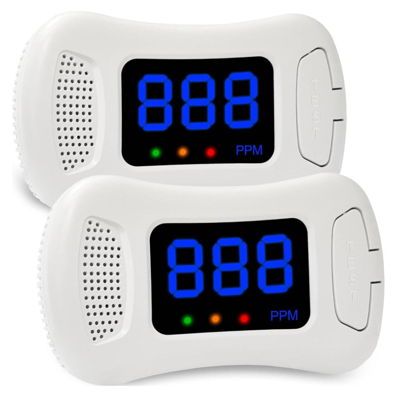 2 Paquetes Detectores de Monóxido de Carbono Sylzy MY-S07