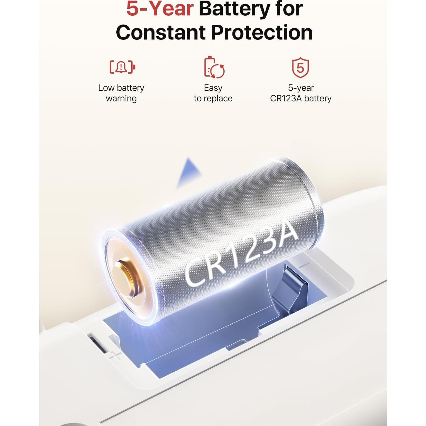 Detector de Monóxido de Carbono X-Sense XC01-R con Pantalla LCD