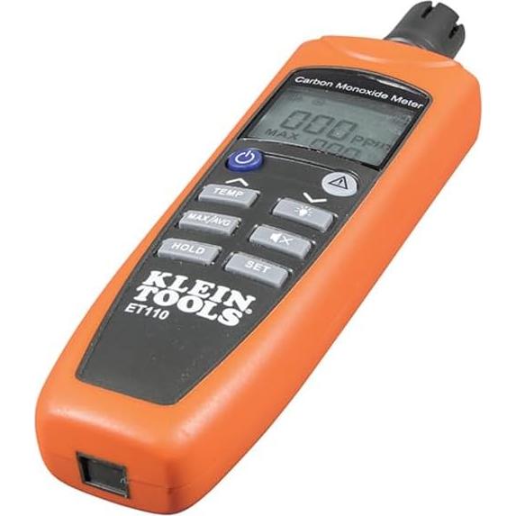 Medidor de CO Klein Tools ET110 con Alarma y Funda