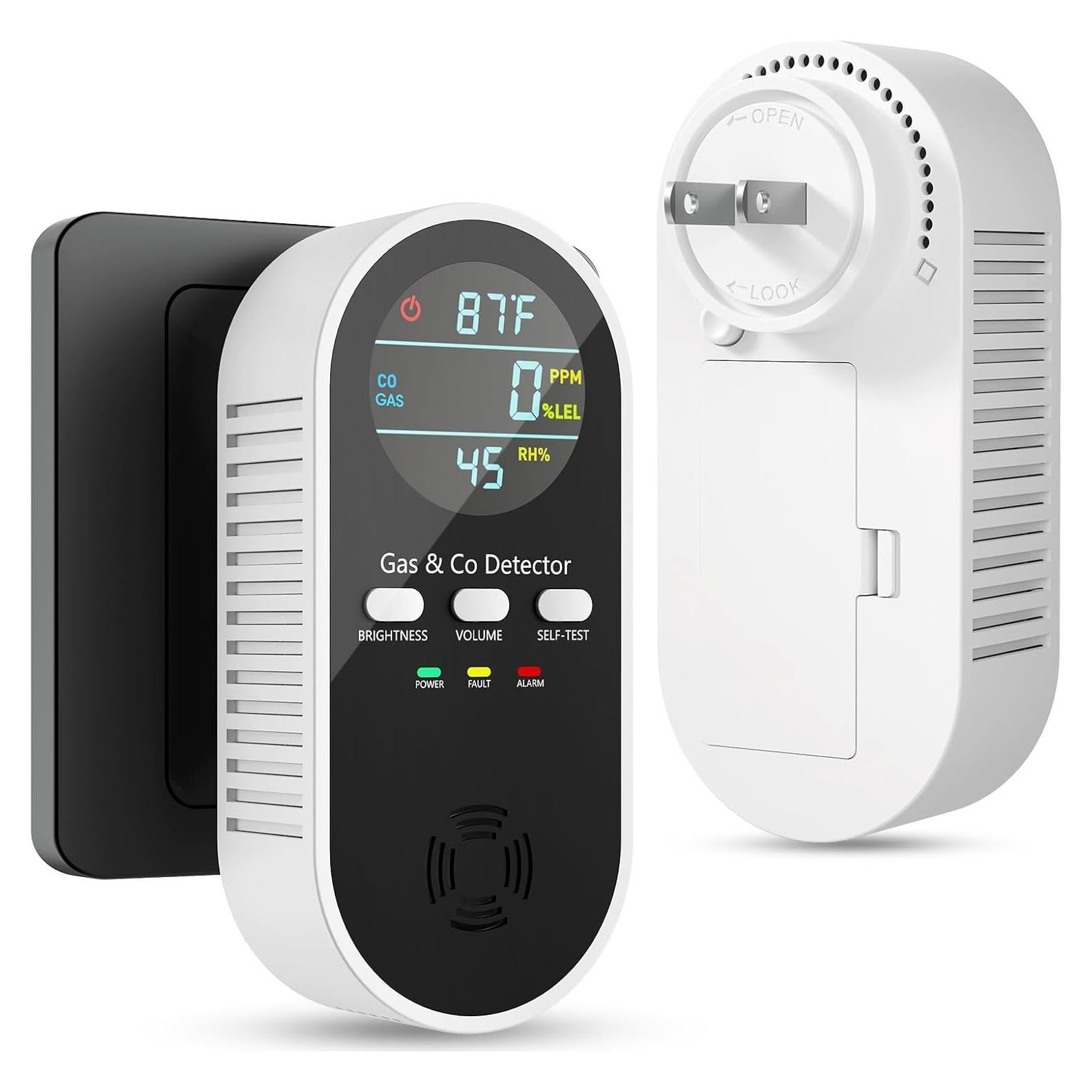 Detector de Monóxido de Carbono 5-en-1 Vilfet KH168, Pantalla Digital