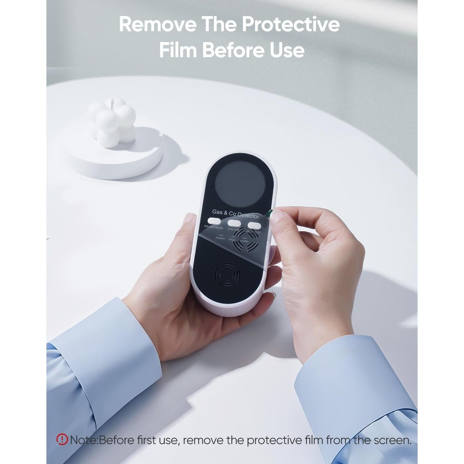 Detector de Monóxido de Carbono 5-en-1 Vilfet KH168, Pantalla Digital