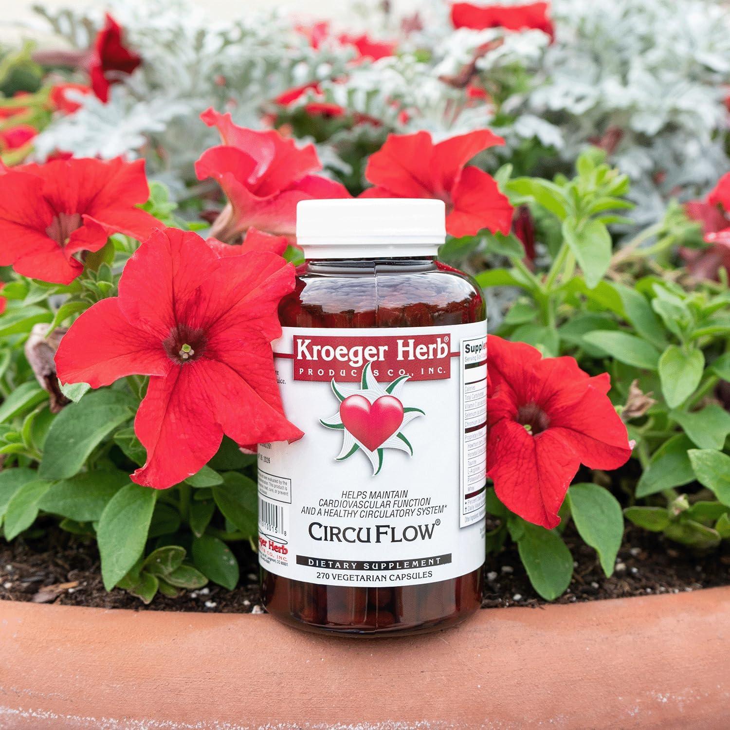 Suplemento Circu Flow Kroeger 270 Cápsulas Espino Corazón