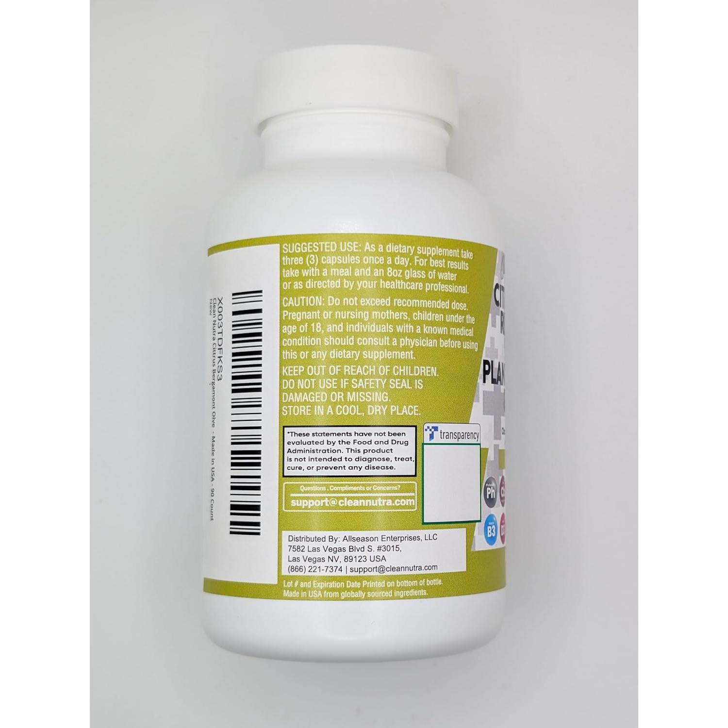 Cápsulas de Arroz Rojo y Bergamota Clean Nutraceuticals 116g