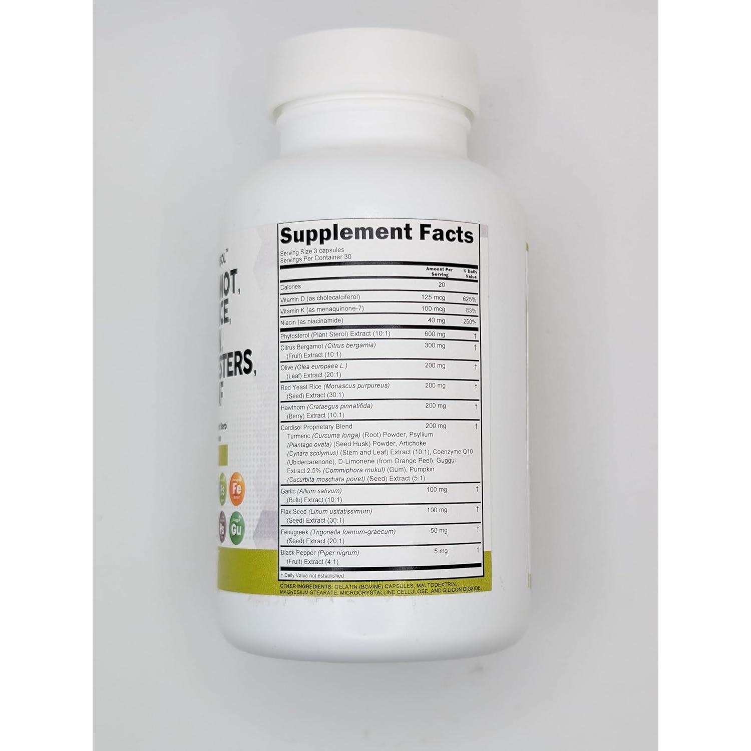 Cápsulas de Arroz Rojo y Bergamota Clean Nutraceuticals 116g