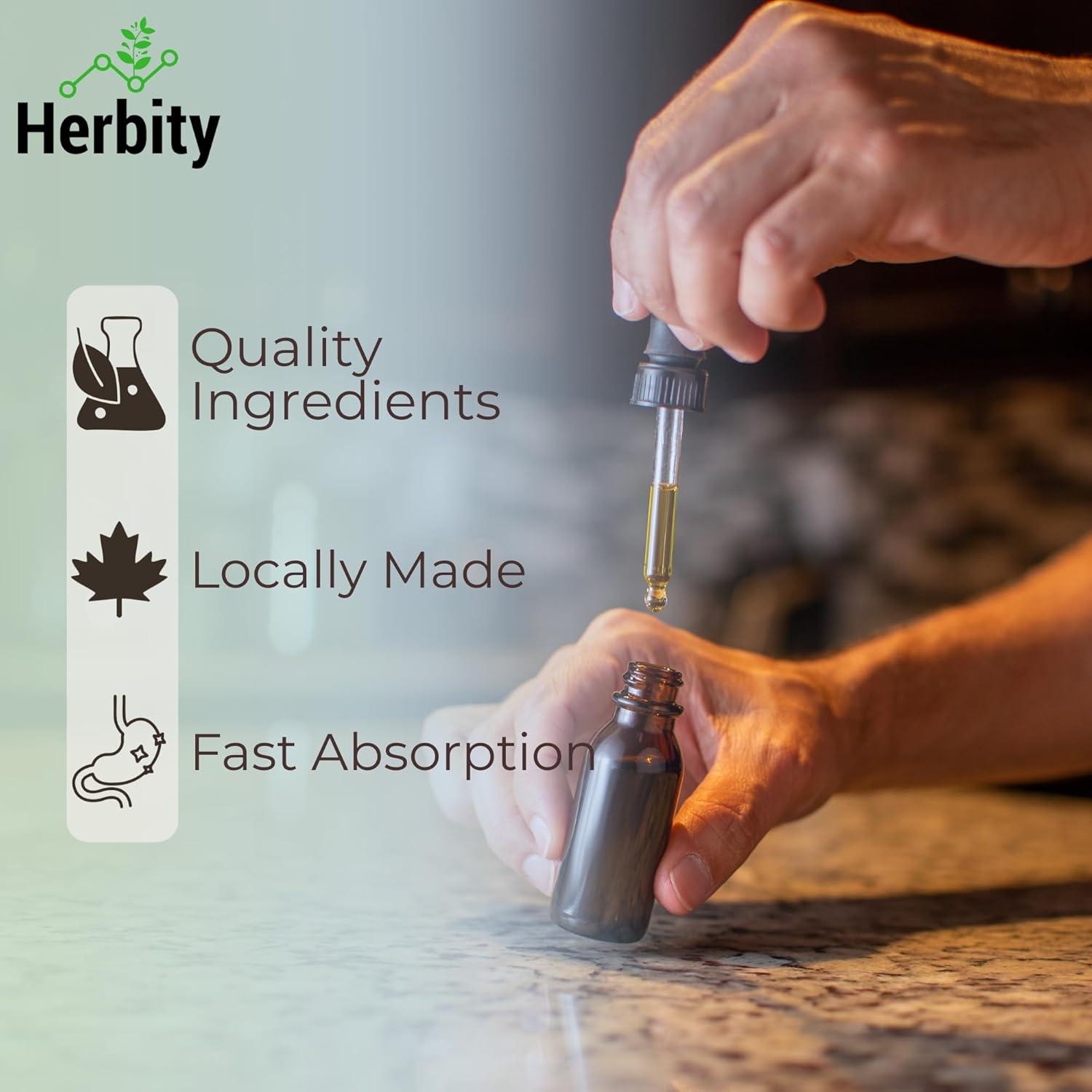 Tintura de Baya de Espino Herbity 50 ml - Vegana y Sin Gluten