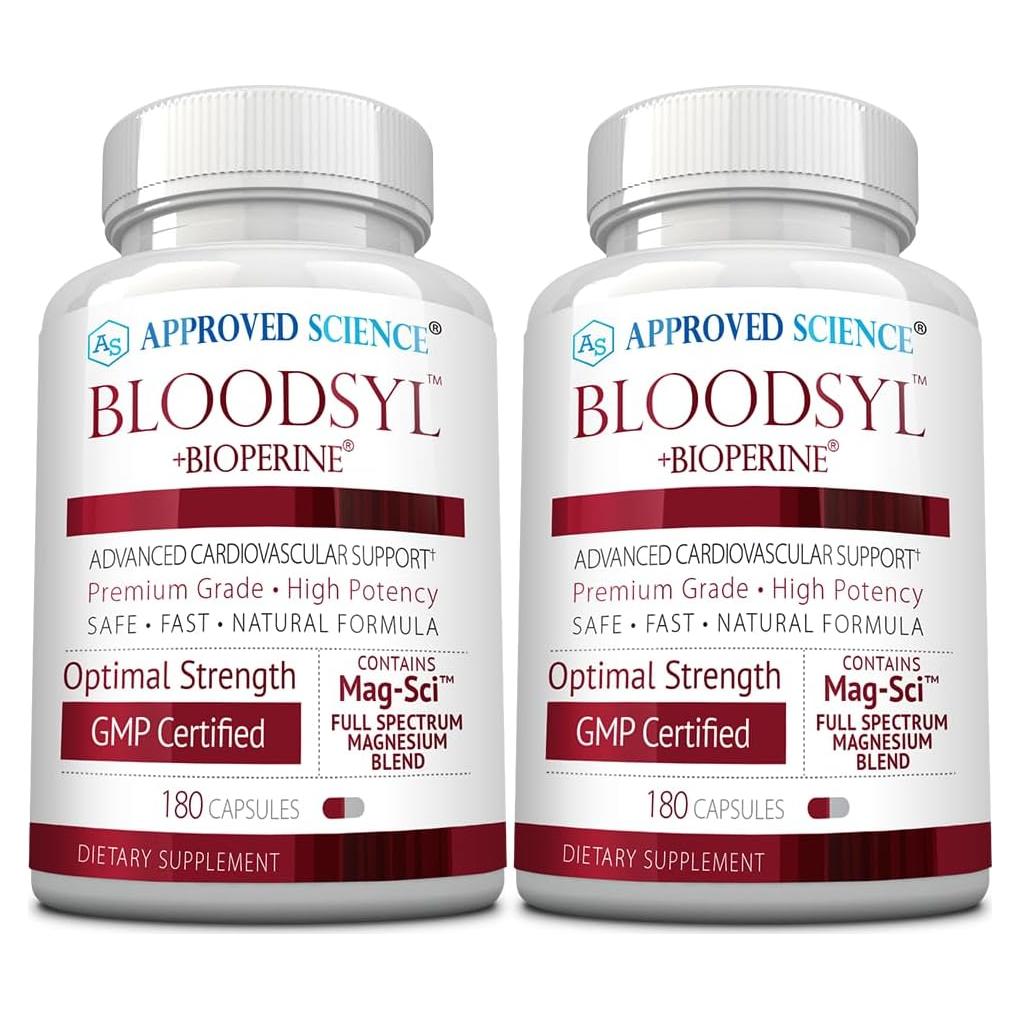 Suplemento Bloodsyl Approved Science - 180 Cápsulas Veganas