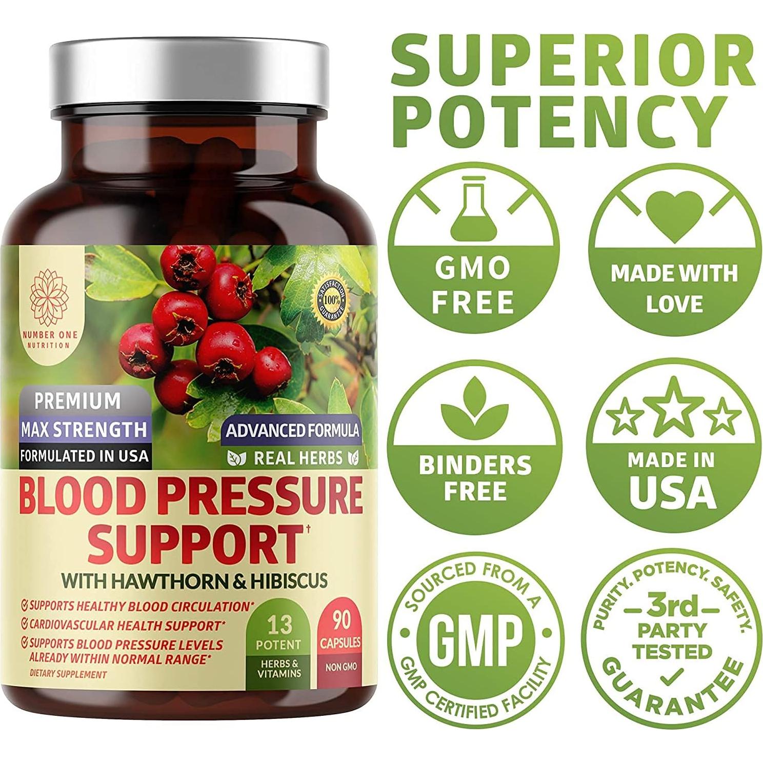 Suplemento Natural N1N para Presión Arterial - 180 Cápsulas