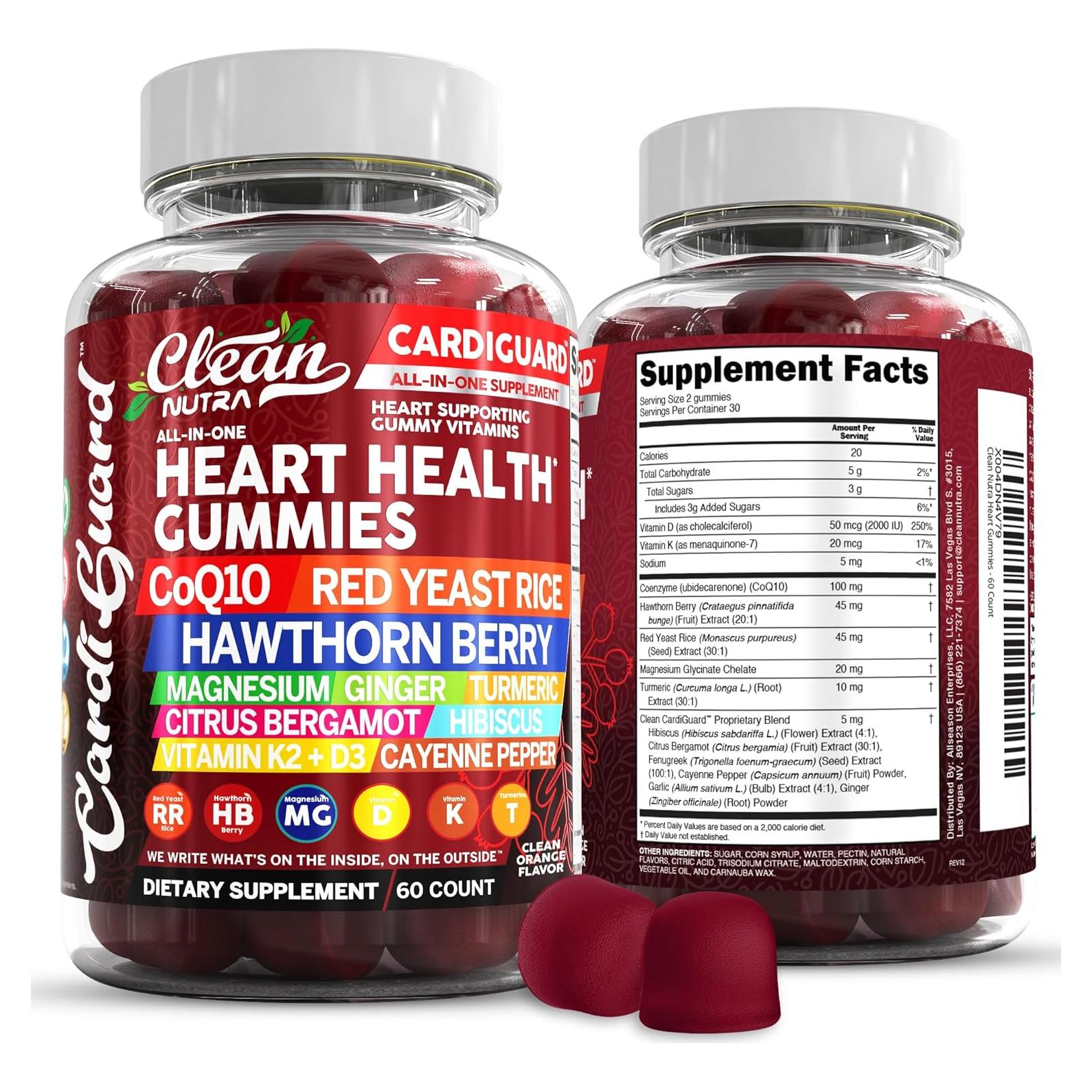 Gomitas CoQ10 Clean Nutraceuticals 300mg con Vitamina K2+D3