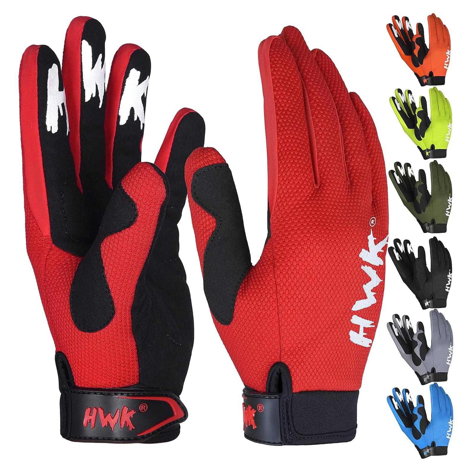 Guantes de Motocicleta HWK Flexo Tácticos para Hombres