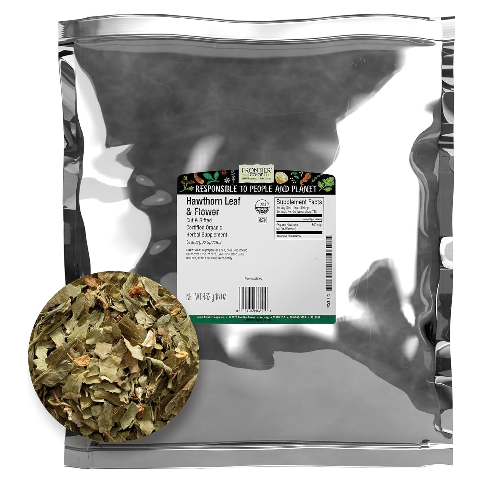 Hierba de Espino Orgánica Cortada Frontier Co-op 454g