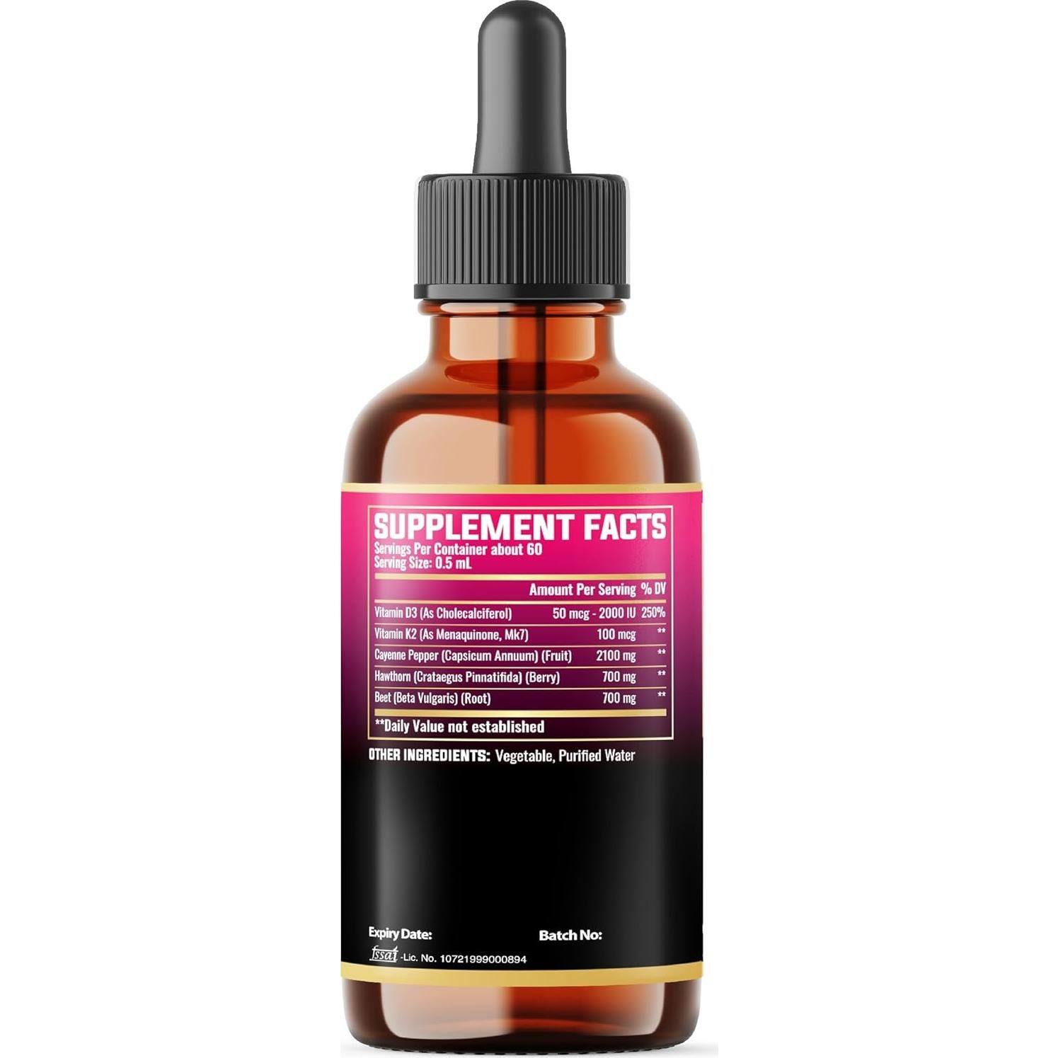 Gotas Líquidas de Pimienta de Cayena Milivol 30 ml - Suplemento Digestivo