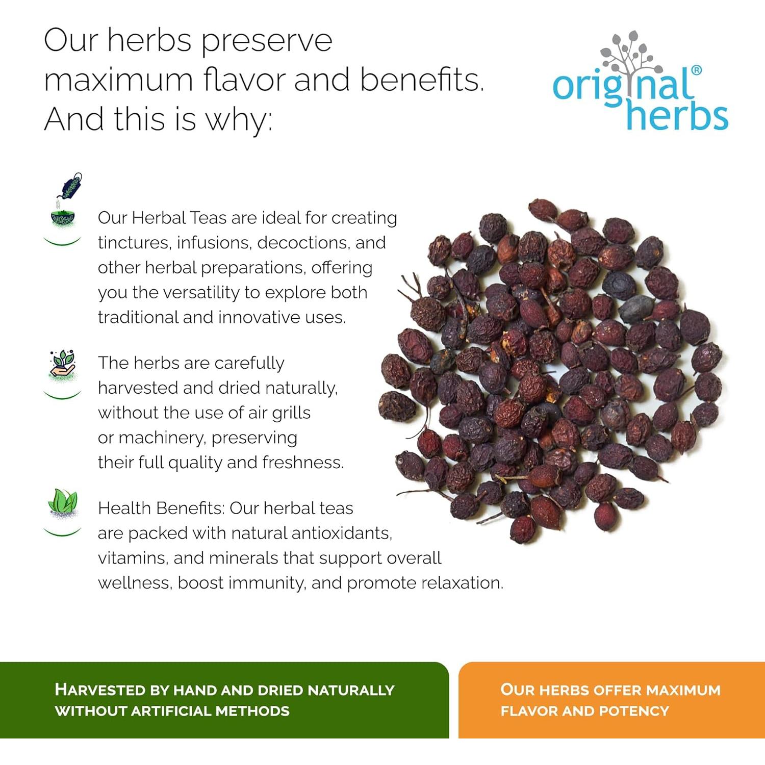 Té de Bayas de Espino Hierbas Originales 100g Antioxidantes