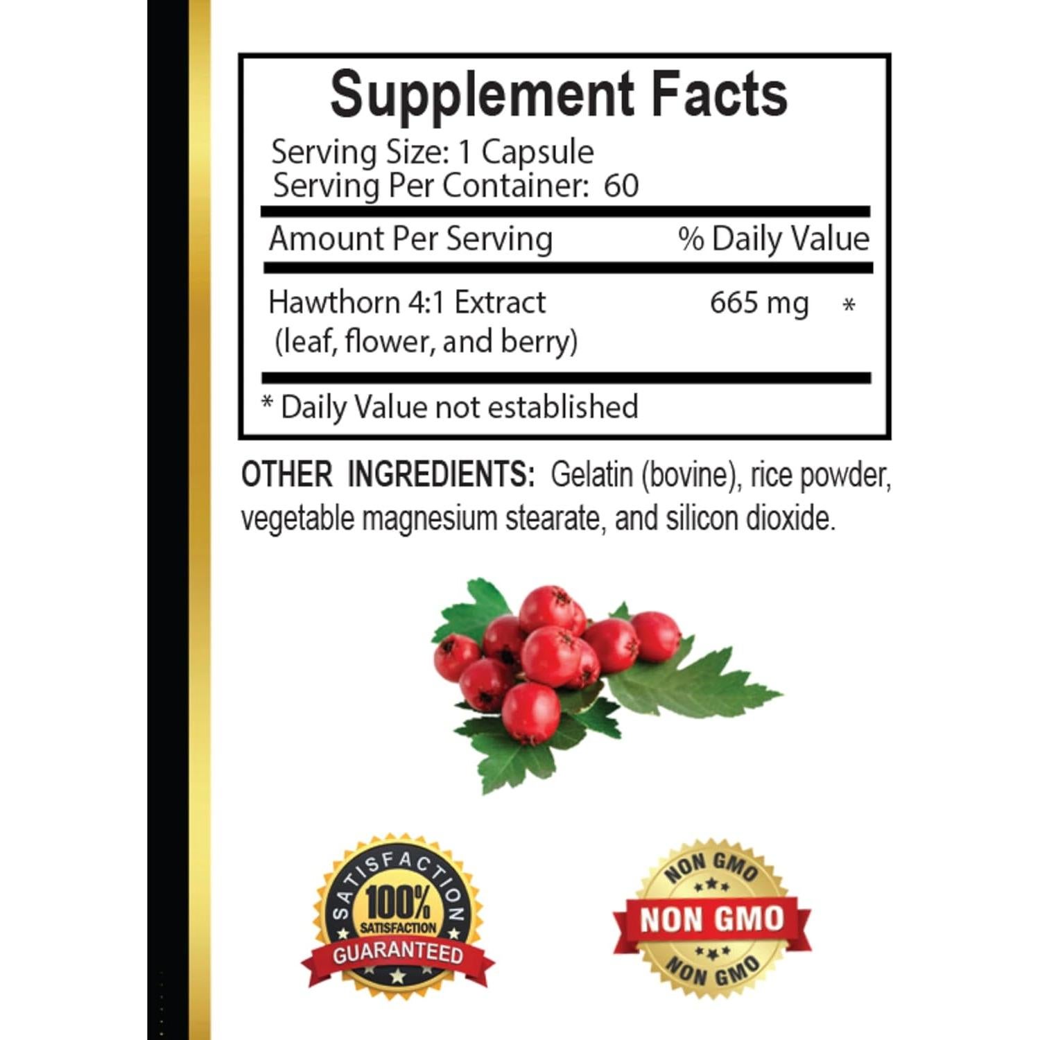 Extracto de Baya de Espino Vitalabs - 60 Cápsulas Antioxidantes