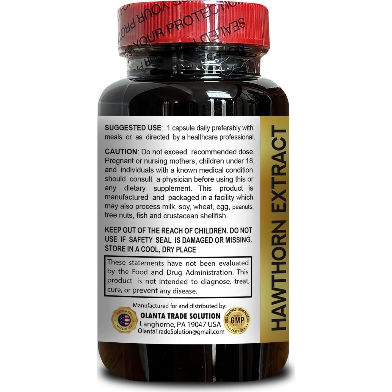 Cápsulas de Extracto de Baya de Espino Vitalabs 60 Unidades