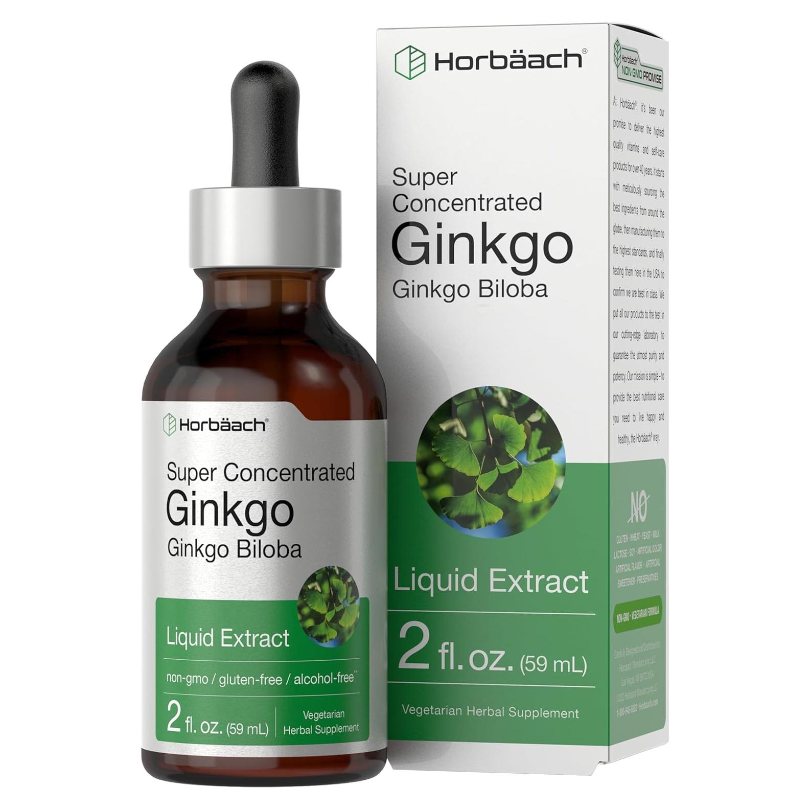 Extracto Líquido de Ginkgo Biloba Horbaach 59 ml - Vegetariano